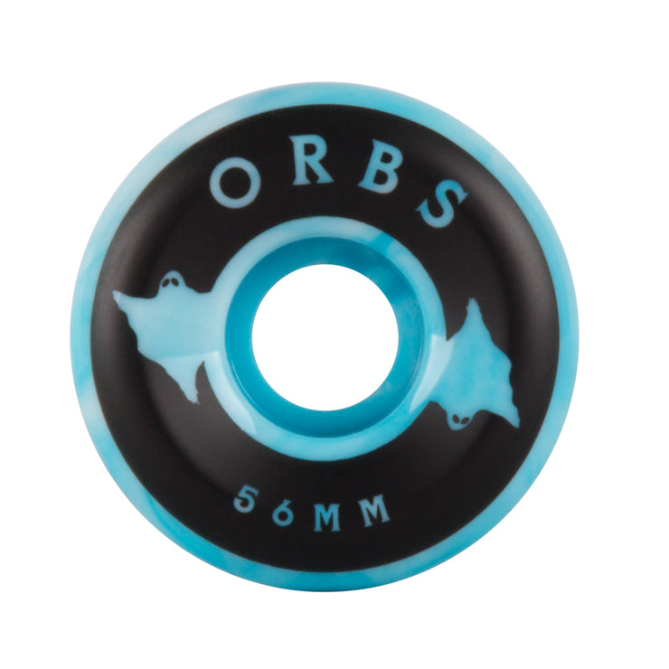 ORBS SPECTERS SWIRLS WHEELS - 56MM - BLUE/WHITE