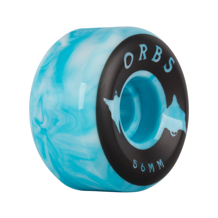 ORBS SPECTERS SWIRLS WHEELS - 56MM - BLUE/WHITE