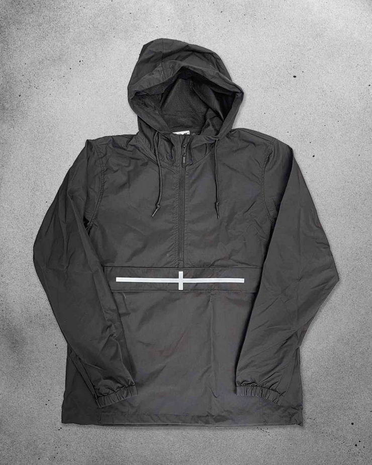 TR7 Black Kernow Waterproof Pullover Jacket