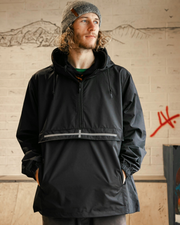 TR7 Black Kernow Waterproof Pullover Jacket