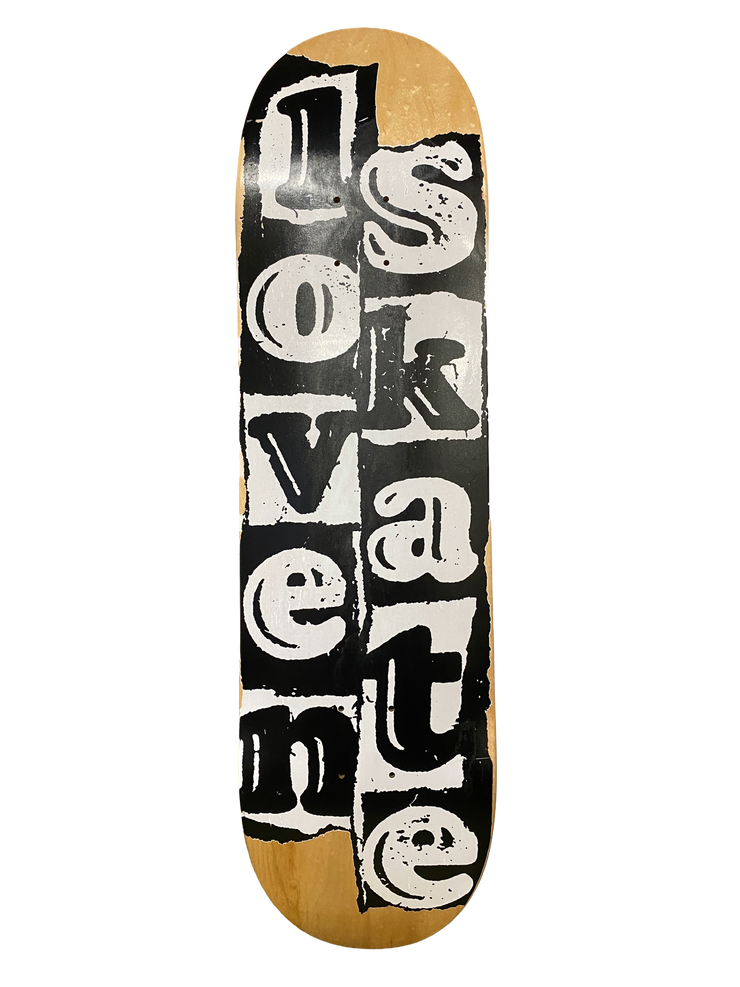 Lovenskate "TEAR LOGO" Skateboard Deck