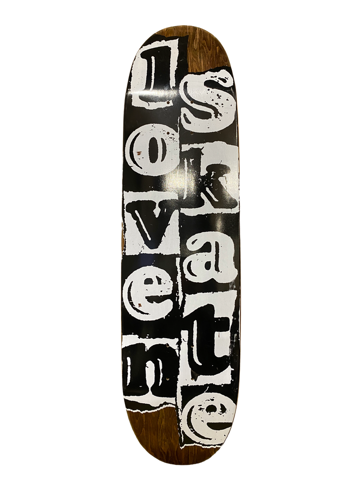 Lovenskate  "TEAR LOGO"  Egg Shape Skateboard Deck