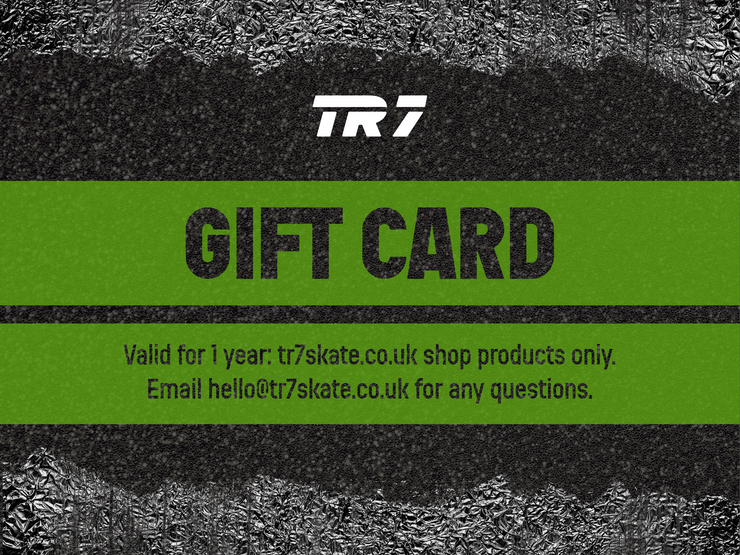 TR7 SKATE SHOP GIFT CARDS