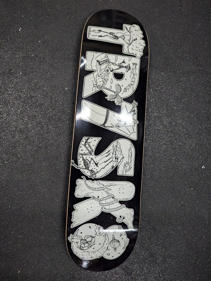 TR7 KERNOWFORNIA SKATEBOARD DECK GLOW IN THE DARK