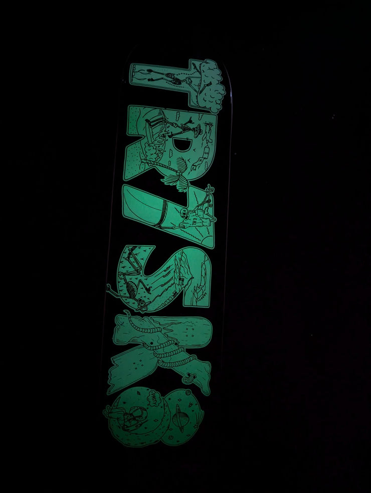 TR7 KERNOWFORNIA SKATEBOARD DECK GLOW IN THE DARK