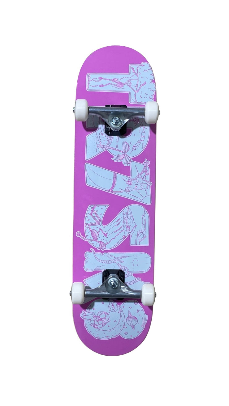 TR7 Kernowfornia Pink 8.25" Complete Skateboard