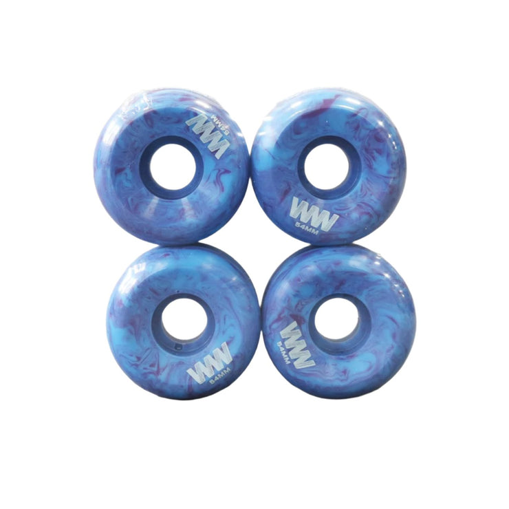 WAYWARD Swirl Formula WHEELS - Turquoise/Purple 54mm