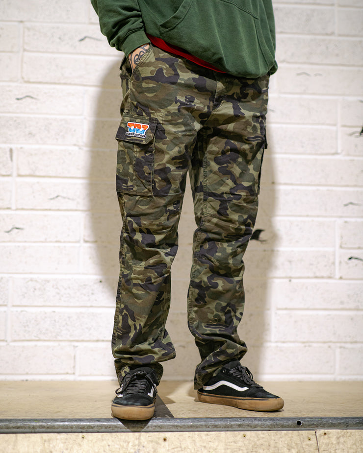 TR7 Lowryder Trousers- Camo - TR7 SKATEBOARDING | LOCAL SKATE SHOP & INDOOR SKATEPARK IN NEWQUAY