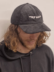 TR7 SKATE Corduroy Cap - Black