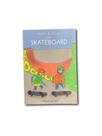 'Harry & Daisy Learn to Skateboard' Book - TR7 SKATEBOARDING | LOCAL SKATE SHOP & INDOOR SKATEPARK IN NEWQUAY