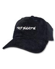 TR7 SKATE Corduroy Cap - Black