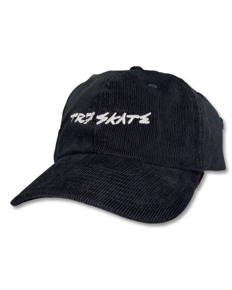 TR7 SKATE Corduroy Cap - Black