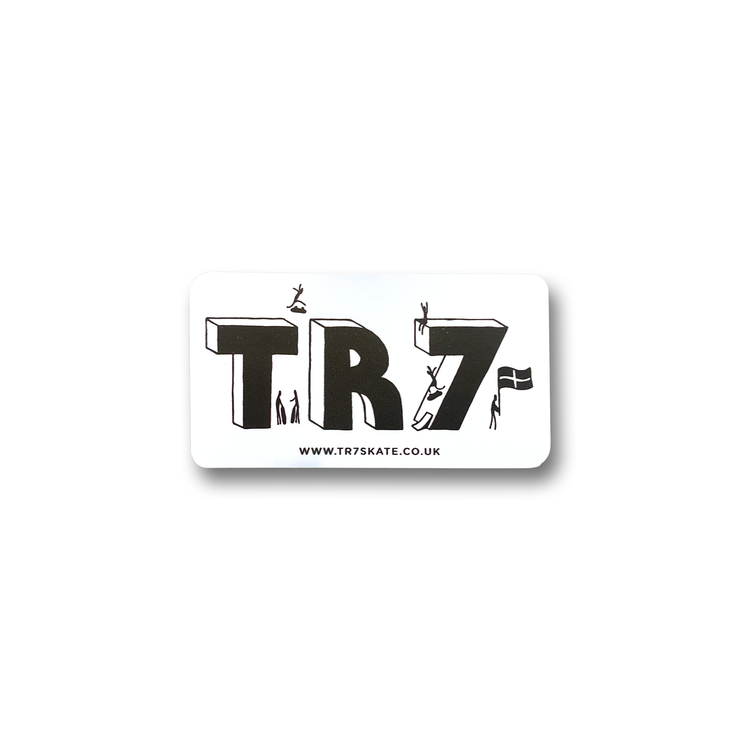 TR7 "Quay Spots" Sticker - TR7 SKATEBOARDING | LOCAL SKATE SHOP & INDOOR SKATEPARK IN NEWQUAY